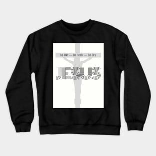 Christ Jesus on the Cross Crewneck Sweatshirt